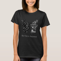 I Am The Storm Skin Cancer Awareness Butterfly T-Shirt