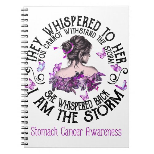 I Am The Storm Stomach Cancer Awareness Notebook