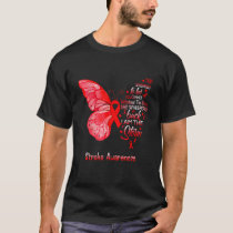 I Am The Storm Stroke Awareness Butterfly T-Shirt