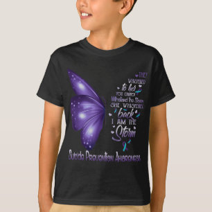 I Am The Storm Suicide Prevention Awareness Butter T-Shirt