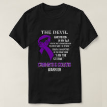 I Am The Storm Support Crohn's Colitis Awareness W T-Shirt