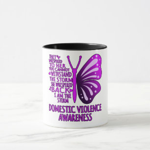 I Am The Storm Support Domestic Violence Awareness Mug