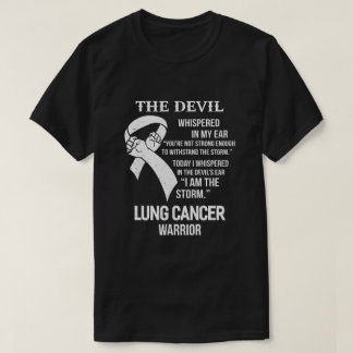 I Am The Storm Support Lung Cancer Warrior Gift T-Shirt