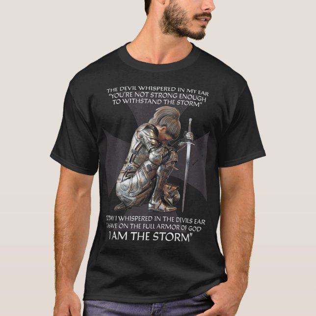 I Am The Storm Tee Women Mom Daughter Gifts Christ (Front)