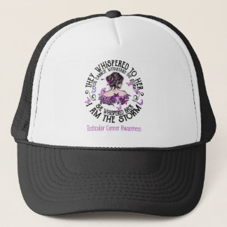 I Am The Storm Testicular Cancer Awareness Trucker Hat