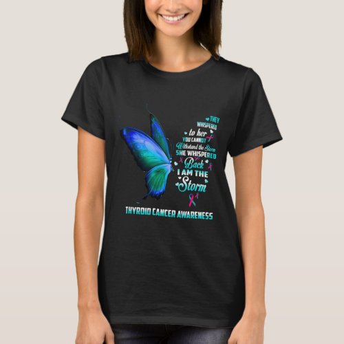 I Am The Storm Thyroid Cancer T_Shirt