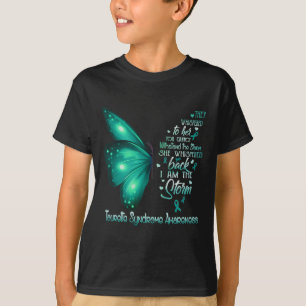 I Am The Storm Tourette Syndrome Awareness Butterf T-Shirt
