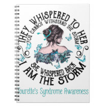I Am The Storm Tourette's Syndrome Awareness Notebook