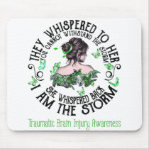 I Am The Storm Traumatic Brain Injury Awareness Mouse Pad