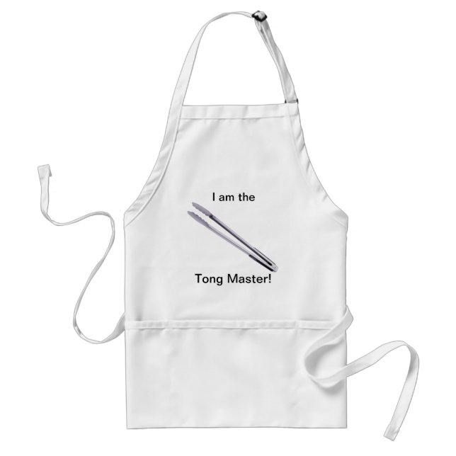I am the Tong Master Adult Apron (Front)
