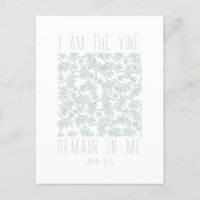 I Am the Vine Hand Illustrated Bible Verse