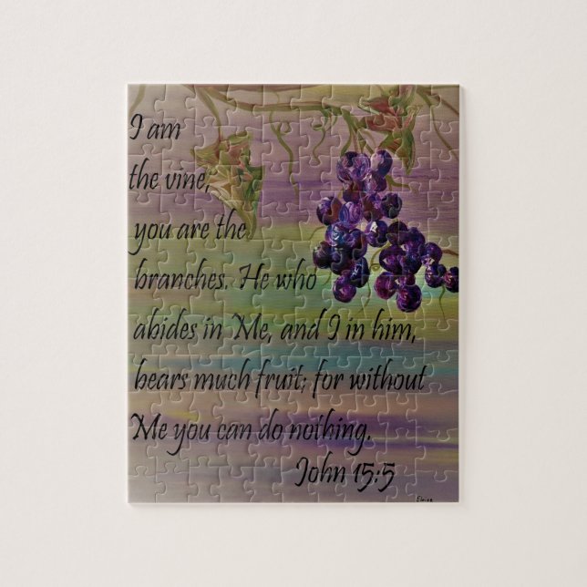 I am the Vine Jigsaw Puzzle (Vertical)