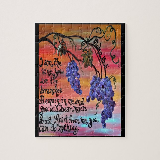 I am the Vine John 15 5 Jigsaw Puzzle (Vertical)