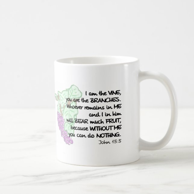I am the vine, you are the branches... Mug (Right)