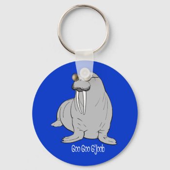 I Am The Walrus Keychain by oldrockerdude at Zazzle