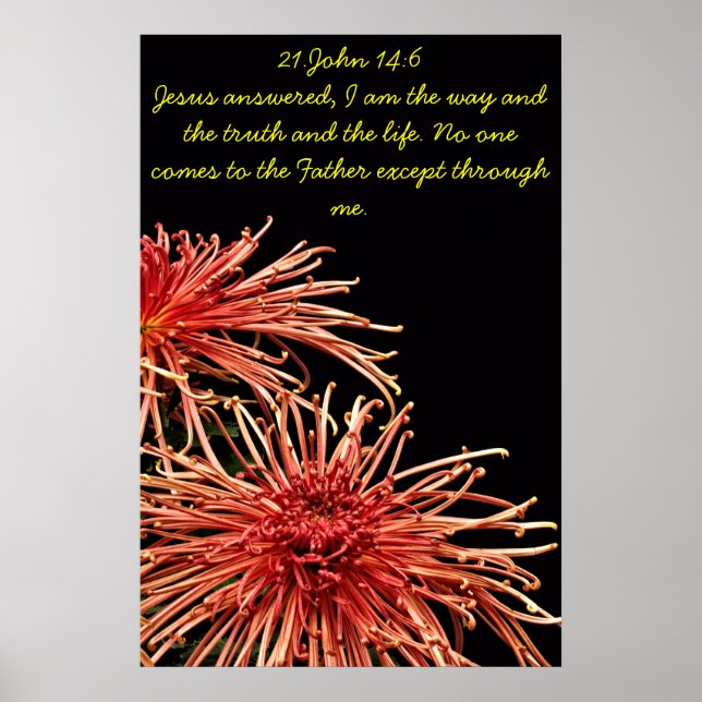 I am the way and the truth poster (Front)