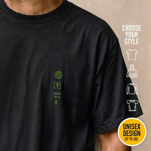 I am the Way John 14:6 Christian Symbols Minimal T-Shirt