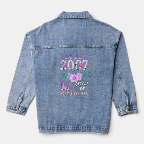 I Am The Youngest _ The Rules Dont Apply To Me Te Denim Jacket