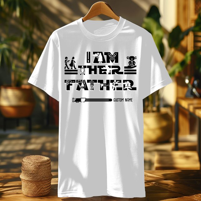 I Am Their Father lightsaber sign custom T-Shirt (Creator Uploaded)