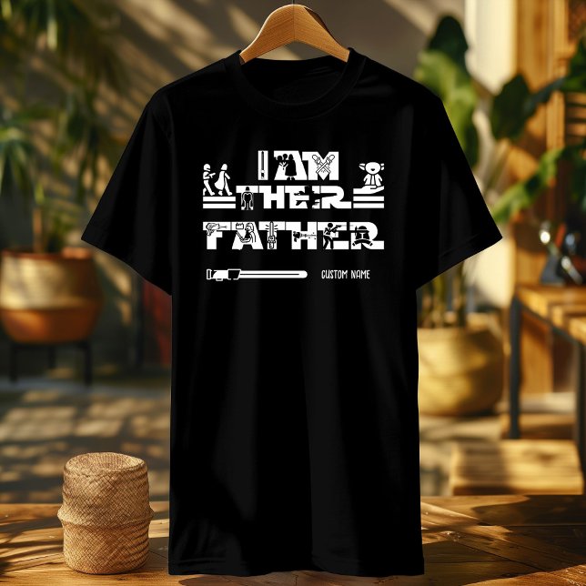 I Am Their Father lightsaber sign personalized  T-Shirt (Creator Uploaded)