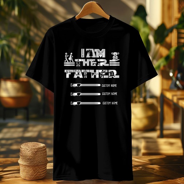 I Am Their Father shirt lightsaber sign dad gifts (Creator Uploaded)
