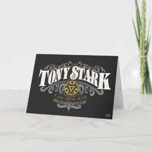 I Am Tony Stark, I Am Iron Man Ornate Graphic Card