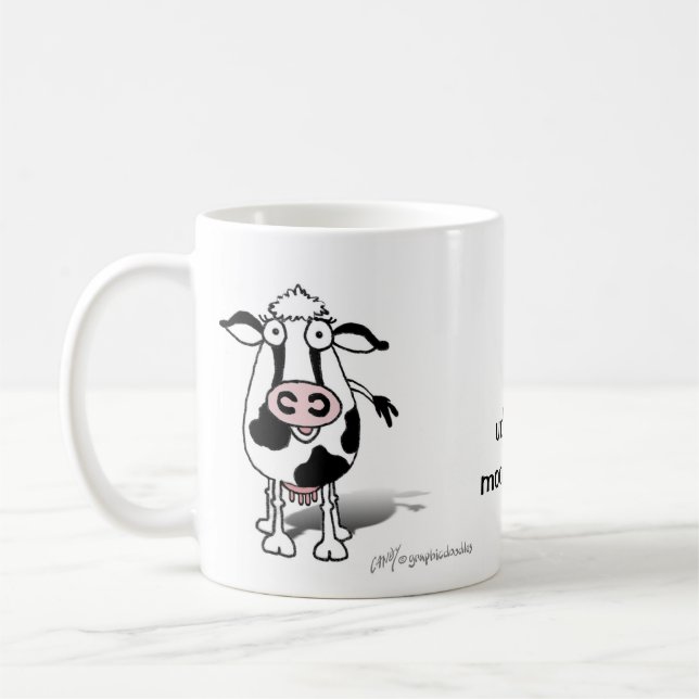 I AM udderly moovelous! Coffee Mug (Left)
