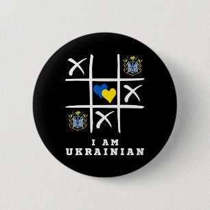 I Am Ukrainian Protect Ukraine Ukraine Support Button