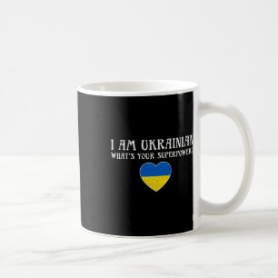 I Am Ukrainian Shirt I Stand With Ukraine Peace Fl Coffee Mug