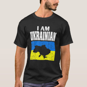 I Am Ukrainian Stand With Ukraine Support And T-Shirt