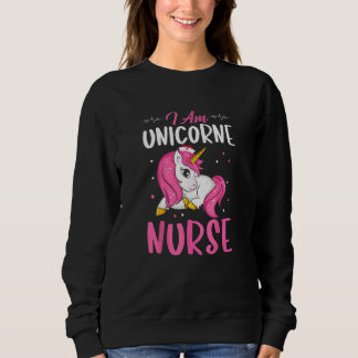 I Am Unicorne Nurse  Nurse International Nurses Da Sweatshirt