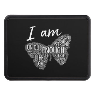 I Am Unique Strong Law of Attraction Positive Affi Hitch Cover