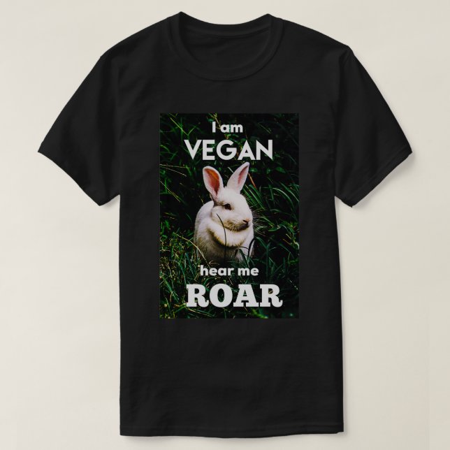 I am Vegan 1 T-Shirt (Design Front)