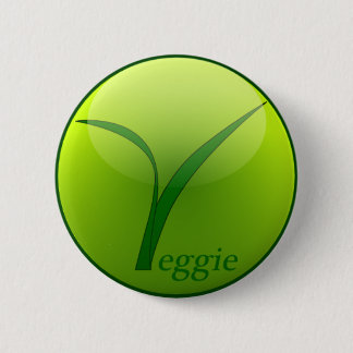I am vegetarian pinback button