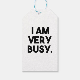 I Am Very Busy Gift Tags