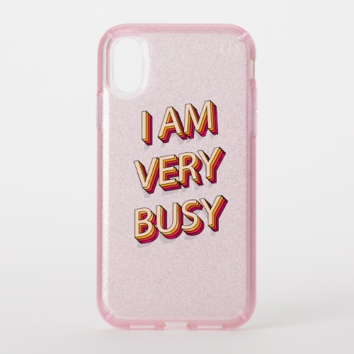 I Am Very Busy Speck iPhone XR Case