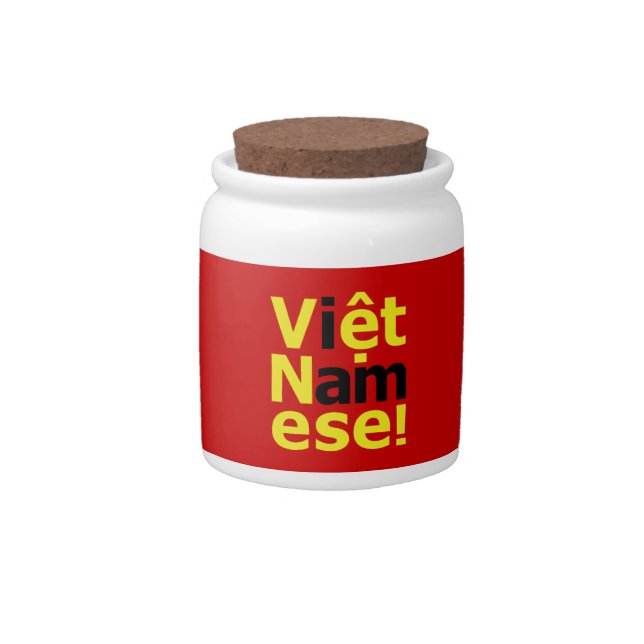i am Việt Namese! Candy Jar (Front)