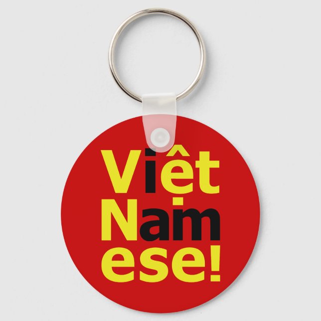 i am Việt Namese! Keychain (Front)