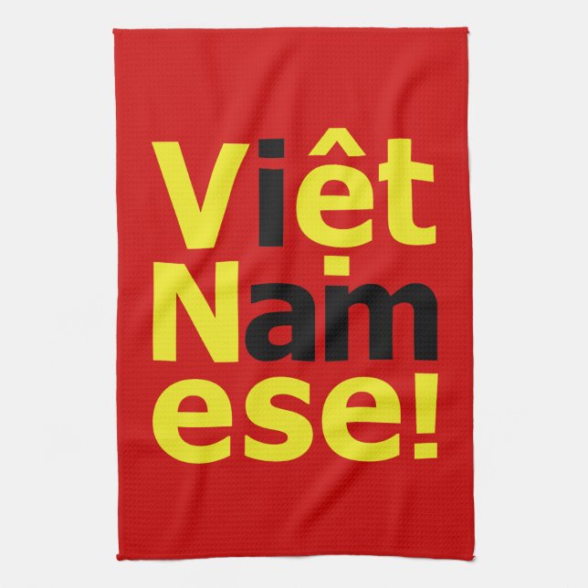 i am Việt Namese! Towel (Vertical)