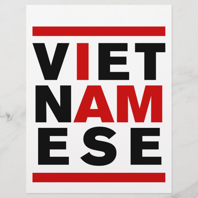 I AM VIETNAMESE FLYER (Front)