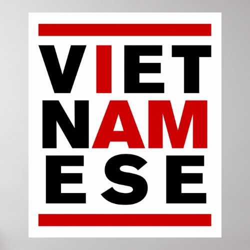 I AM VIETNAMESE POSTER