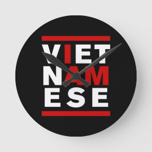 I AM VIETNAMESE ROUND CLOCK