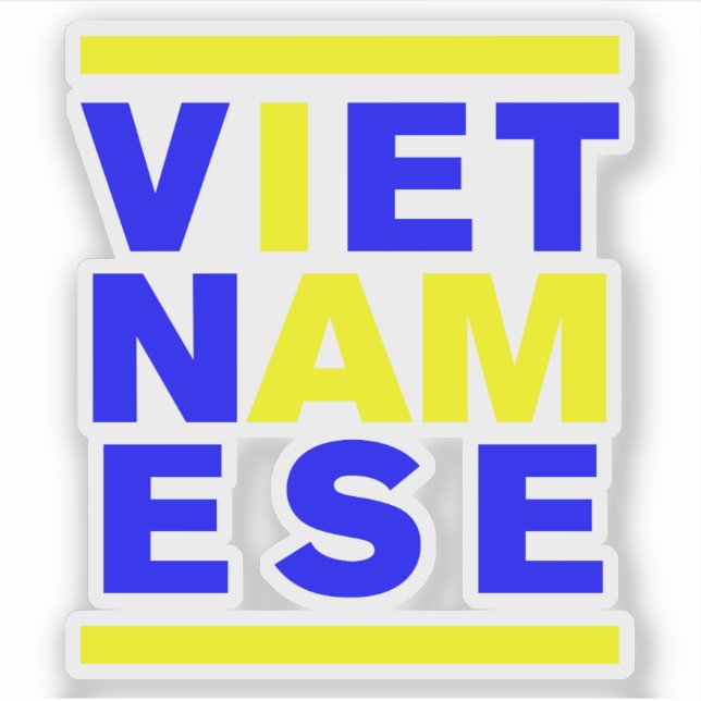 I AM VIETNAMESE STICKER (Front)