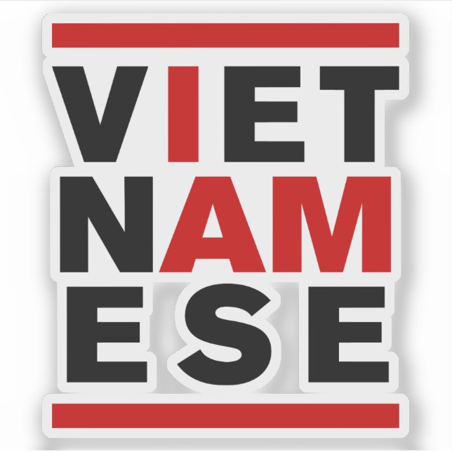 I AM VIETNAMESE STICKER (Front)