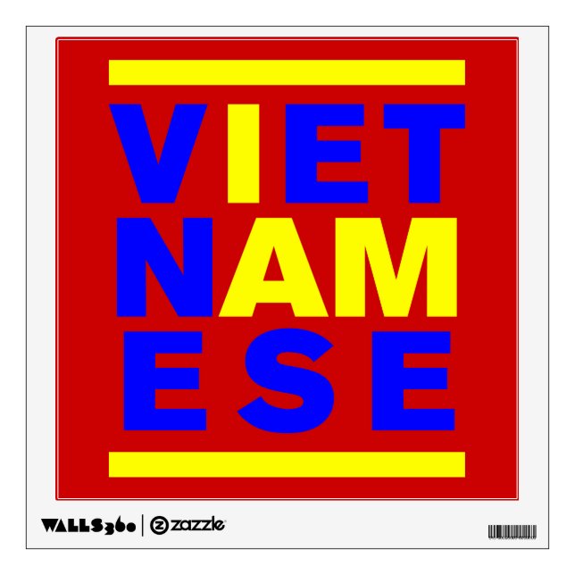 I AM VIETNAMESE WALL DECAL (Front)