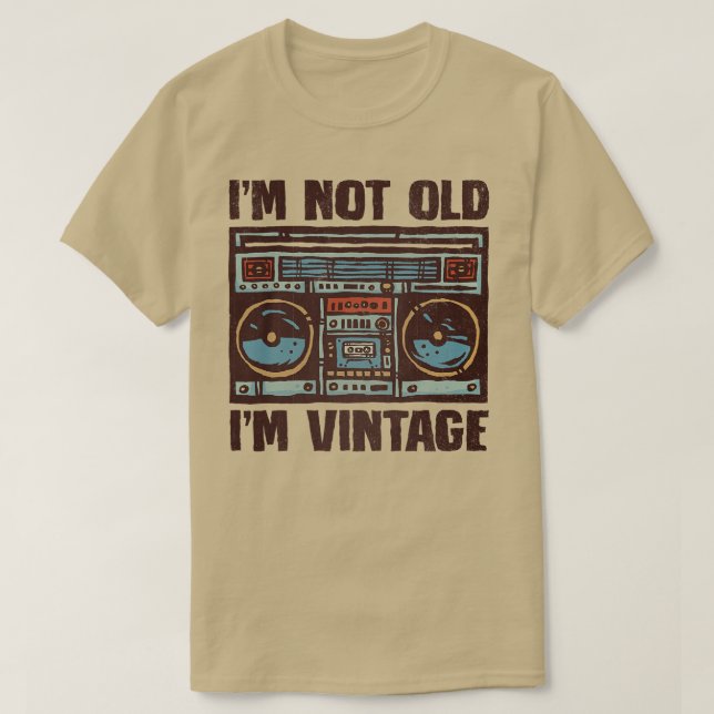 I am Vintage 1 T-Shirt (Design Front)