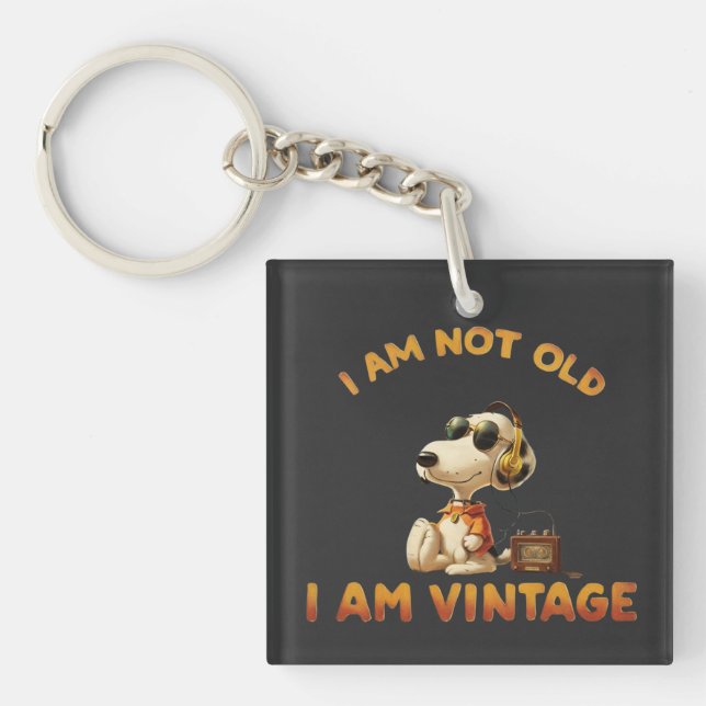 I am Vintage Keychain (Front)