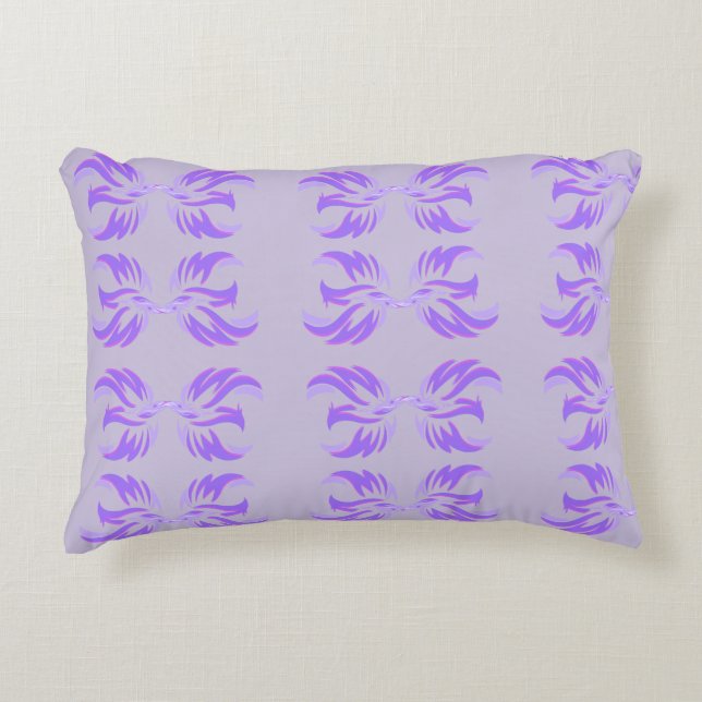 I Am Violet Flame Fire Bird Rising  Accent Pillow (Front)