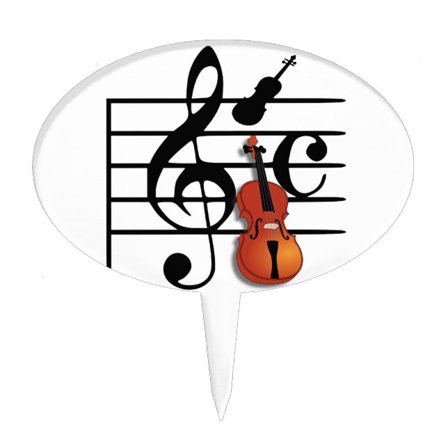 I Am Violin_ Cake Topper (Front)