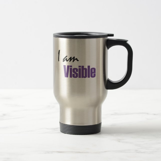 I am Visible Mug (purple) (Right)
